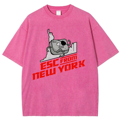 Esc from New Town Vintage Distressed T-shirt