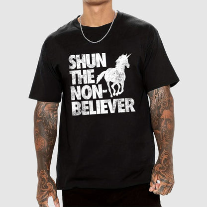 Shun the Non-Believer! Geek T-Shirt