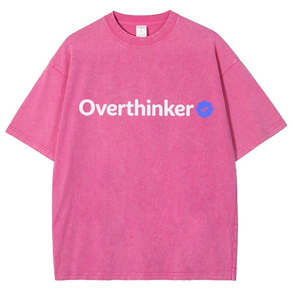 Certified Overthinker Vintage Distressed T-shirt