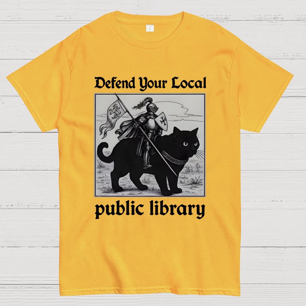 Defend Your Local public library Geek T-Shirt