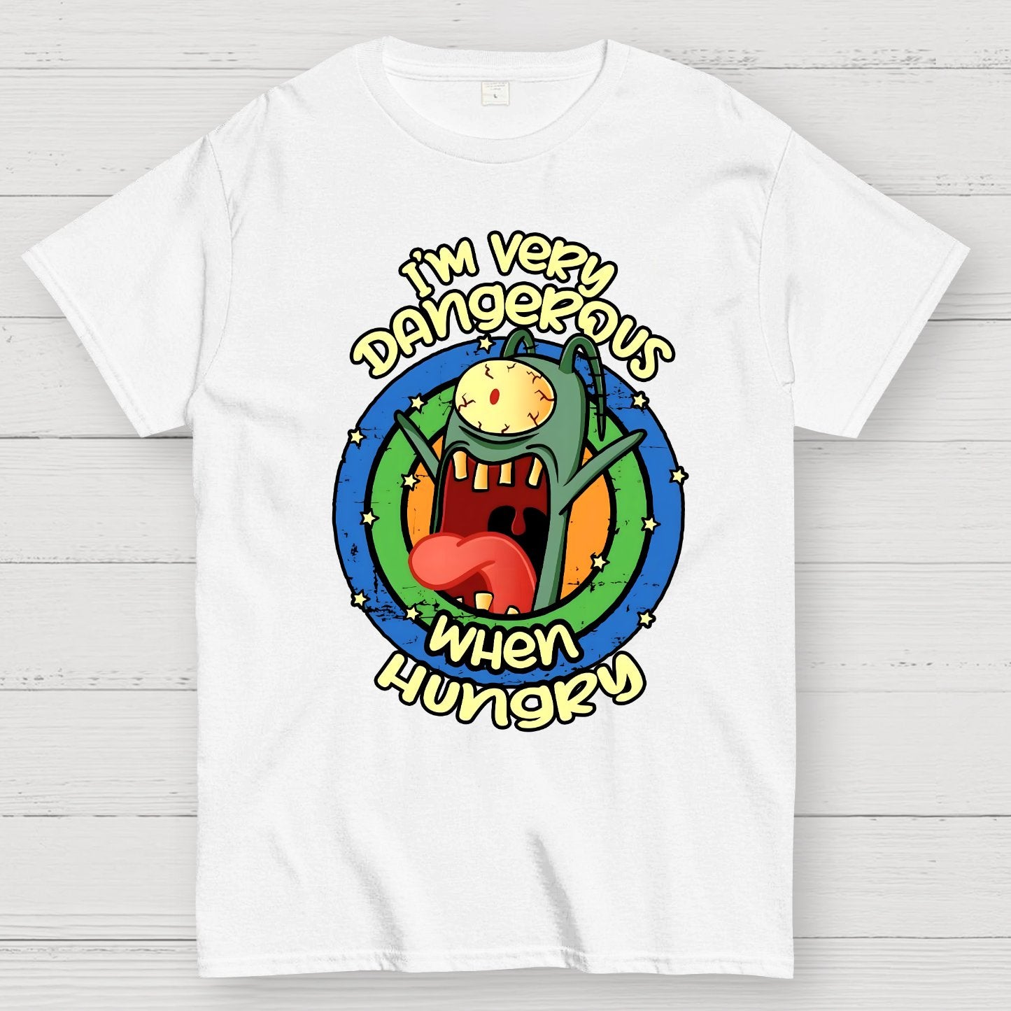 Very Dangerous When Hungry Geek T-Shirt