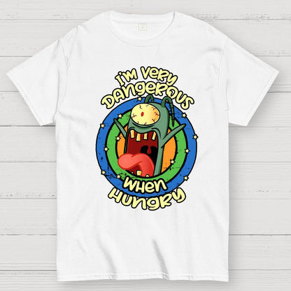 Very Dangerous When Hungry Geek T-Shirt