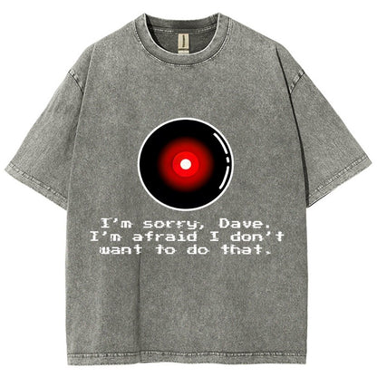 An Introvert's Odyssey I‘m sorry dave Vintage Distressed T-shirt