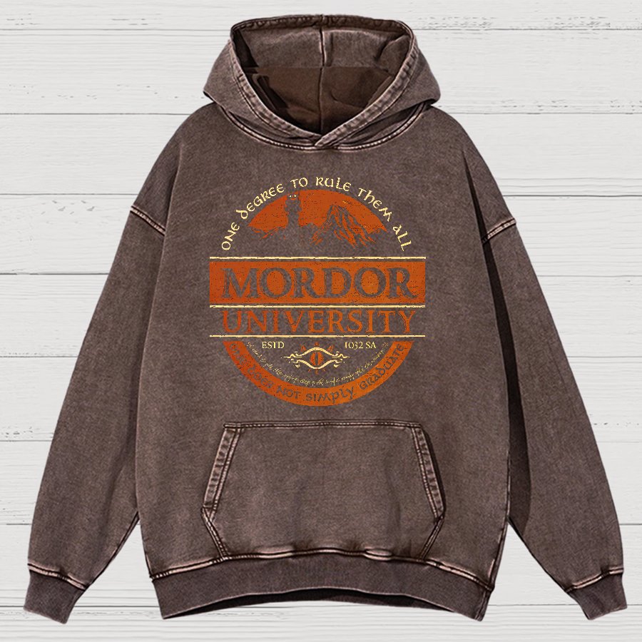 Graduation Is Not An Easy Thing Vintage Distressed Hoodie