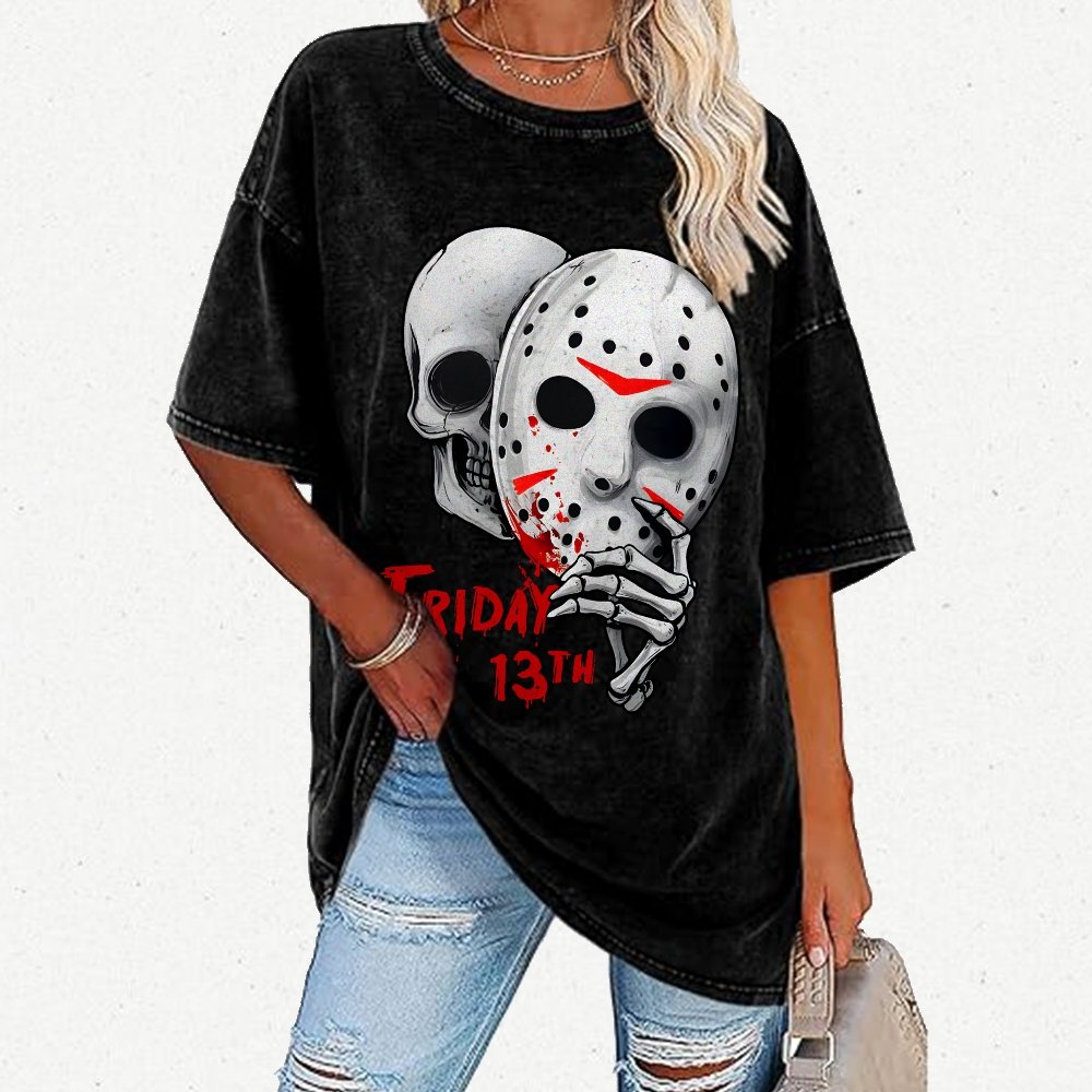 Friday 13th Vintage Distressed T-shirt