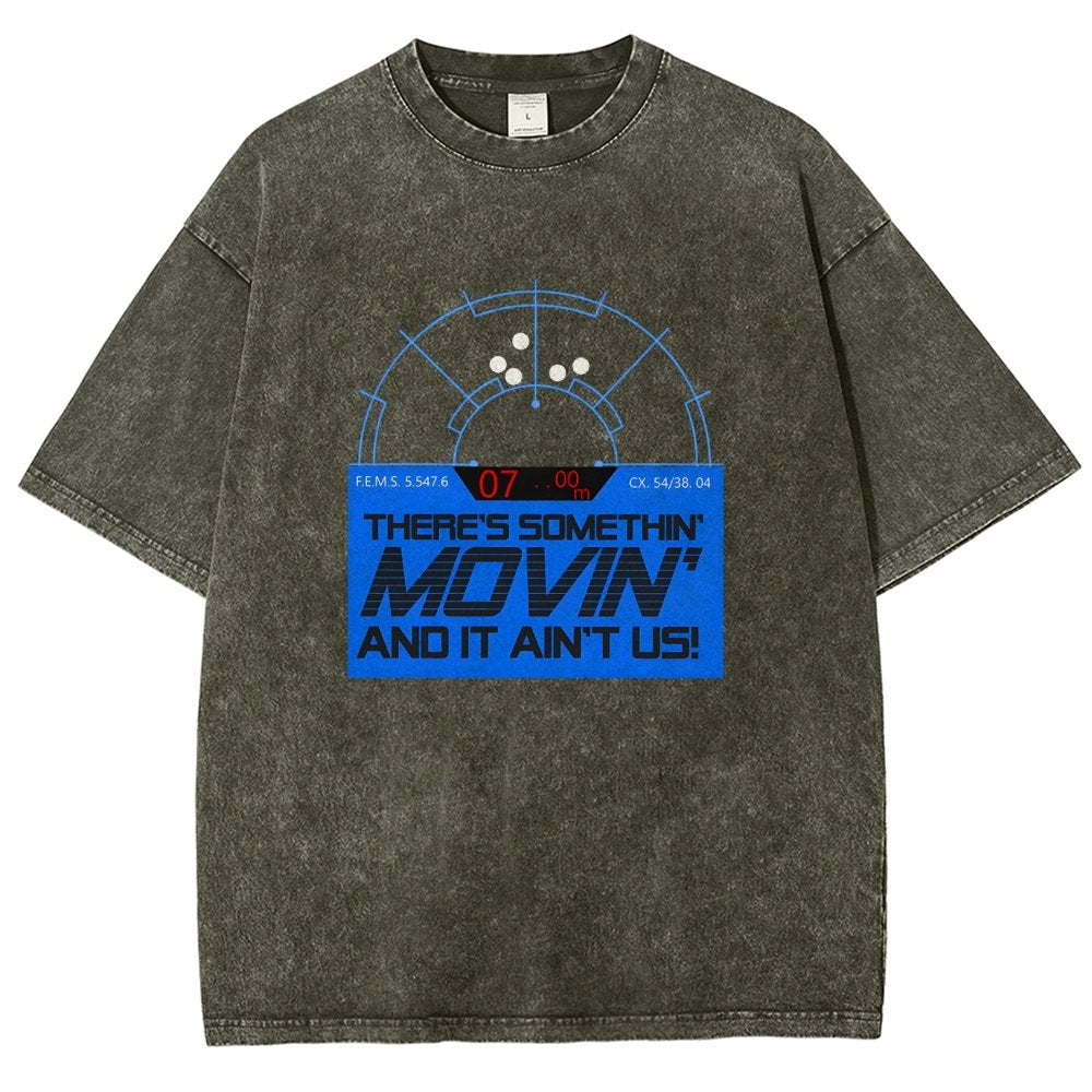 Motion Tracking - Somethin' Movin' Space Corps Vintage Distressed T-shirt
