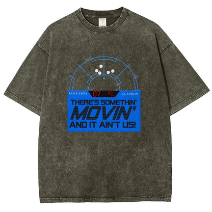Motion Tracking - Somethin' Movin' Space Corps Vintage Distressed T-shirt