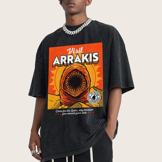 Come For The Spice Vintage Distressed T-shirt