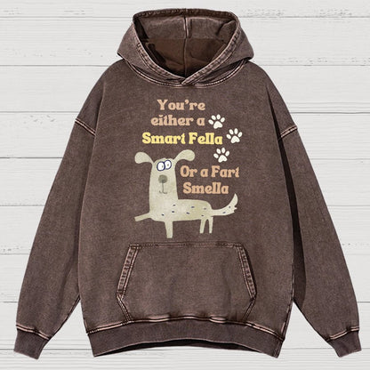 Funny Dog Puns Vintage Distressed Hoodie