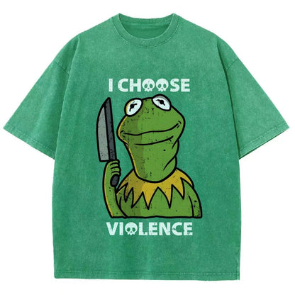 I Choose Violence Vintage Distressed T-shirt