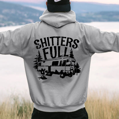 Shitters Full Printed Back Unisex Cotton Hoodie