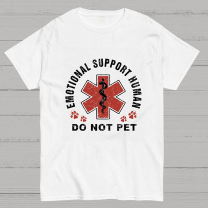 Emotional Support Human Geeky T-Shirt