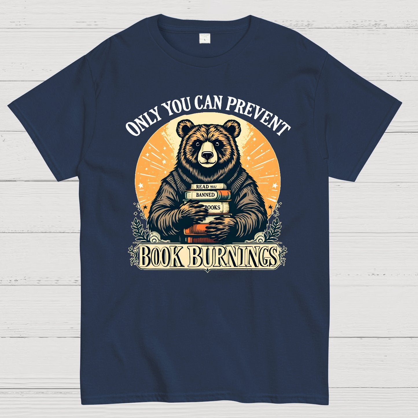 Only You Can Prevent Book Burnings Geek T-Shirt