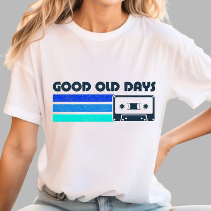 Old Days Vintage Geek T-Shirt