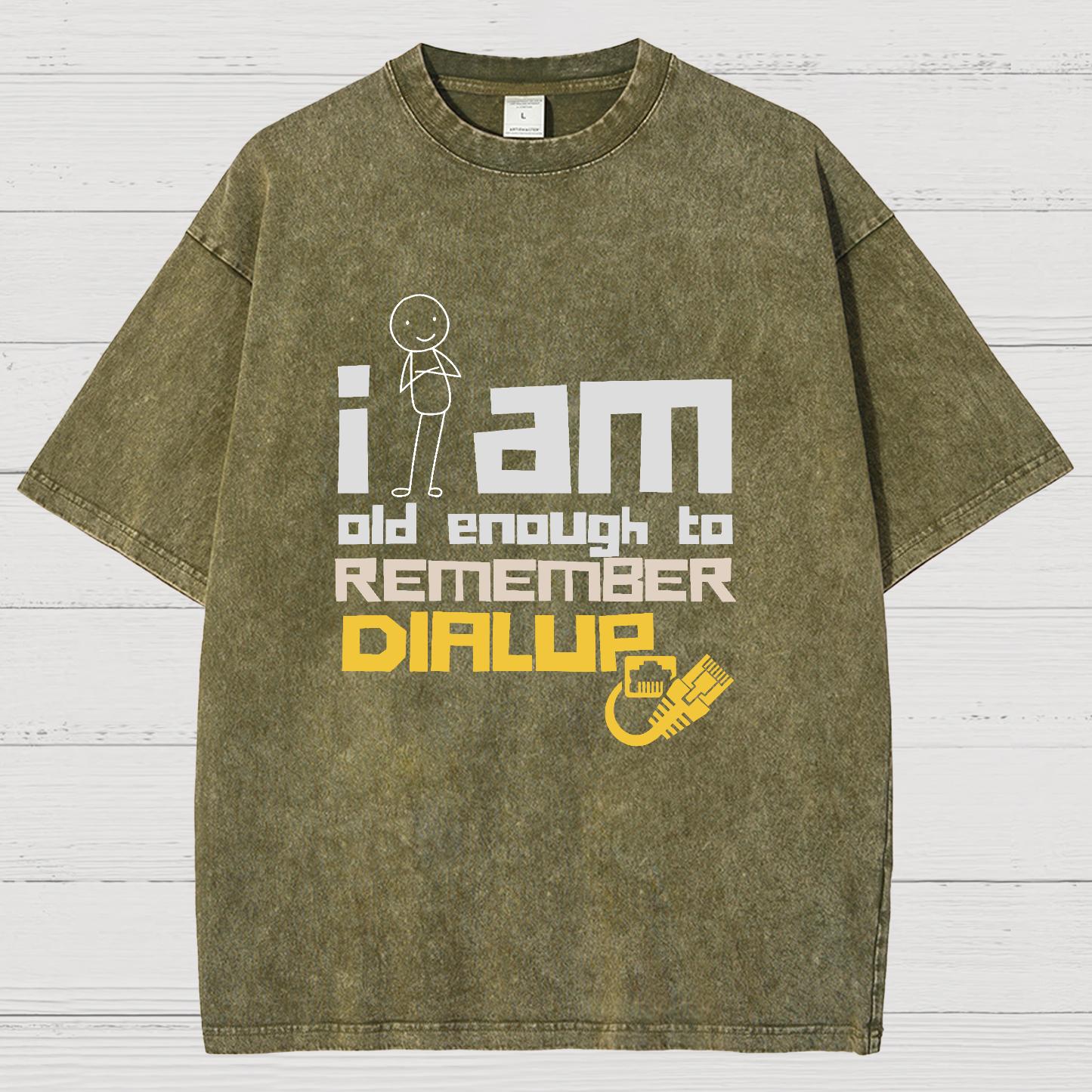 Dialup Internet Vintage Distressed T-shirt