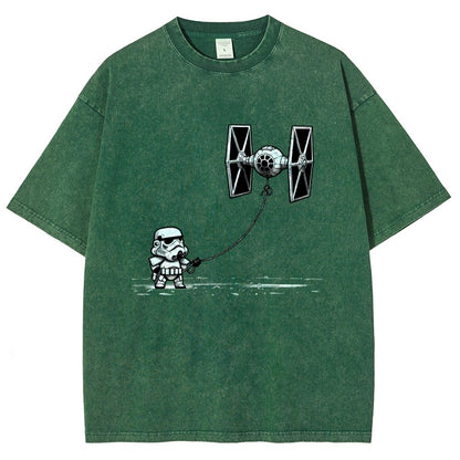 Flying The Galactic Alliance's Kite Vintage Distressed T-shirt