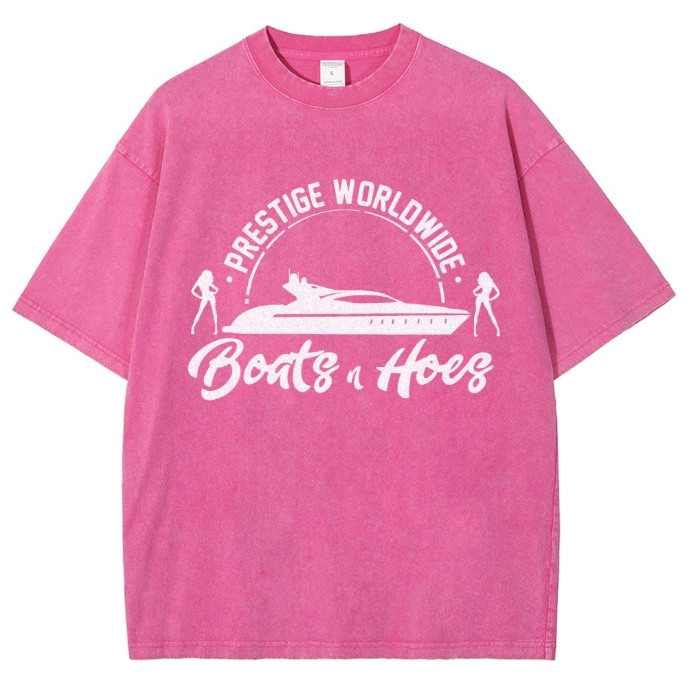 Boats 'n Hoes Vintage Distressed T-shirt