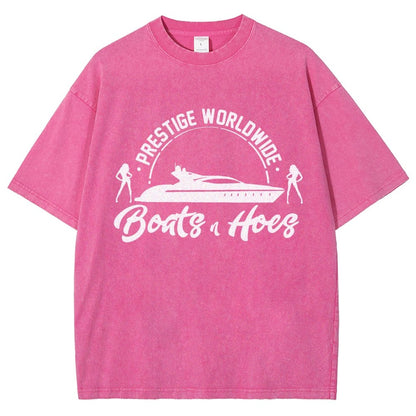 Boats 'n Hoes Vintage Distressed T-shirt