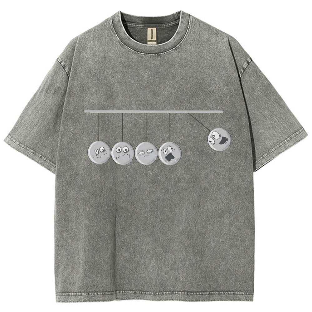 Perpetual Emotion Ask Not For Whom The Ball Tolls Vintage Distressed T-shirt