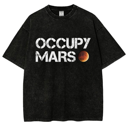 Occupy Mars Vintage Distressed T-shirt