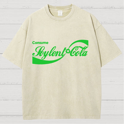 Consume Galactic Cola! Vintage Distressed T-shirt