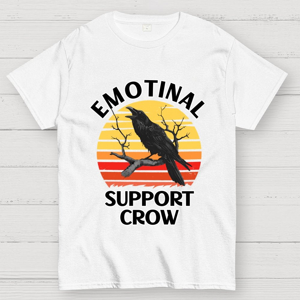 Emotional Support Crow Unisex Geek T-Shirt