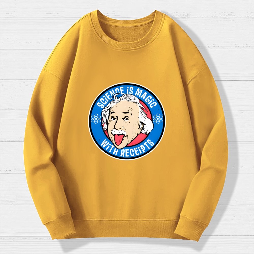 Science Is Magic Geek Cotton Sweatshirt