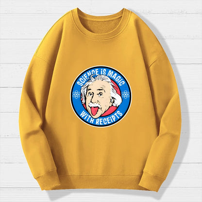 Science Is Magic Geek Cotton Sweatshirt