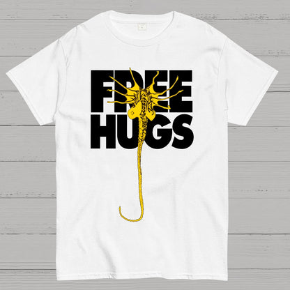 Free Hugs Alien Geek T-Shirt