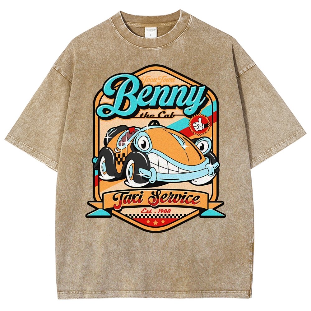 Buddy The Cab Vintage Distressed T-shirt