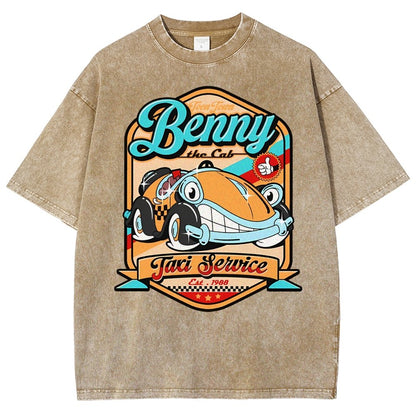 Buddy The Cab Vintage Distressed T-shirt