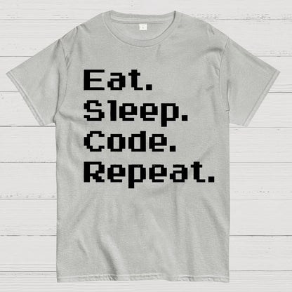 Eat Sleep Code Repeat Geek T-Shirt