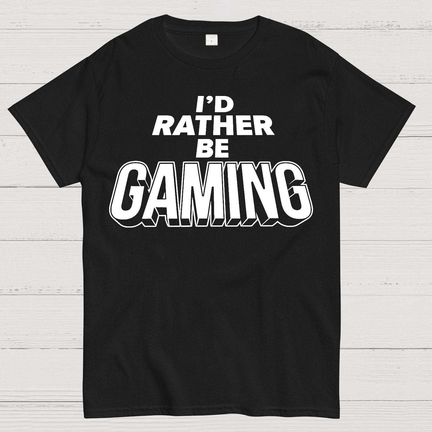 I'd Rather Be Gaming Geek T-Shirt