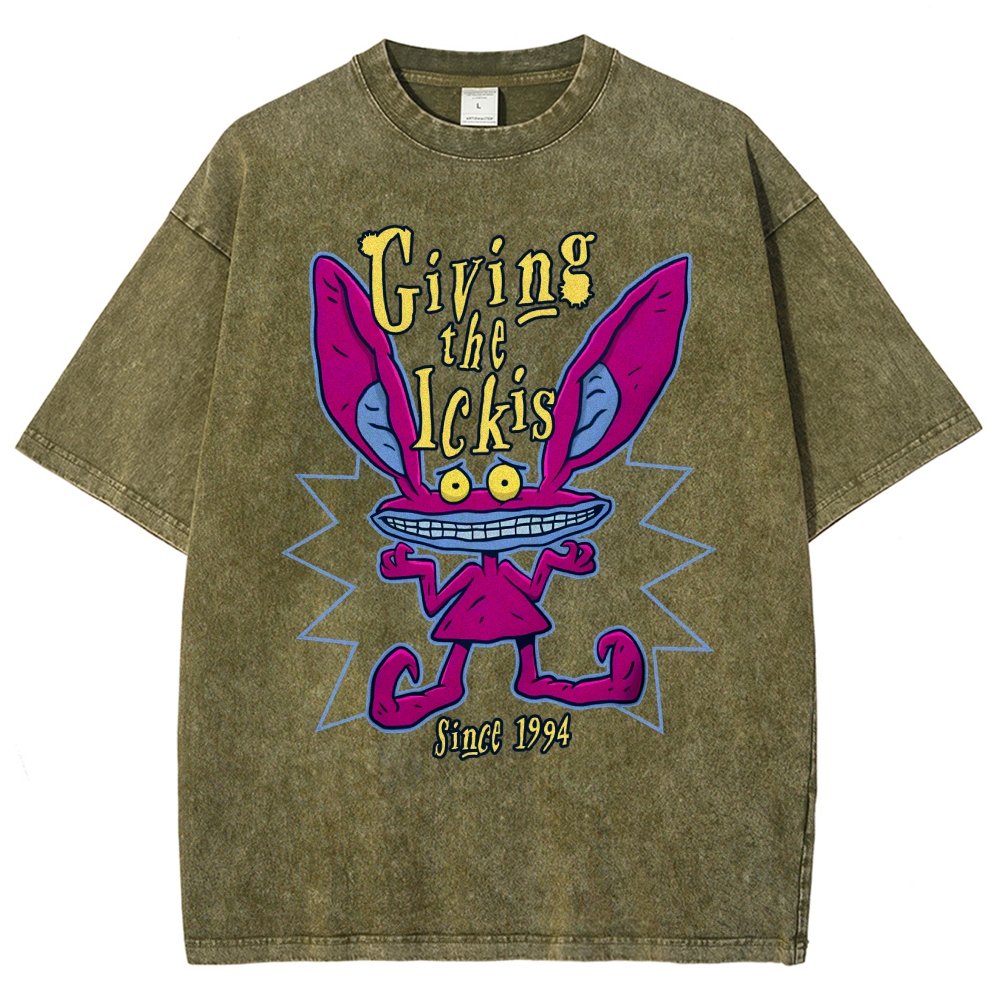 Giving The Ickis Vintage Distressed T-shirt