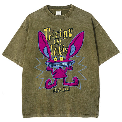 Giving The Ickis Vintage Distressed T-shirt