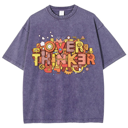 The Overthinker! Vintage Distressed T-shirt