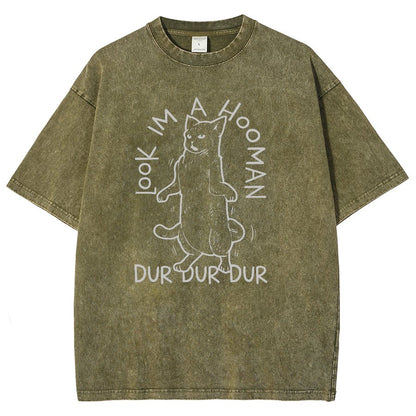 Look I'm a Hooman Vintage Distressed T-shirt