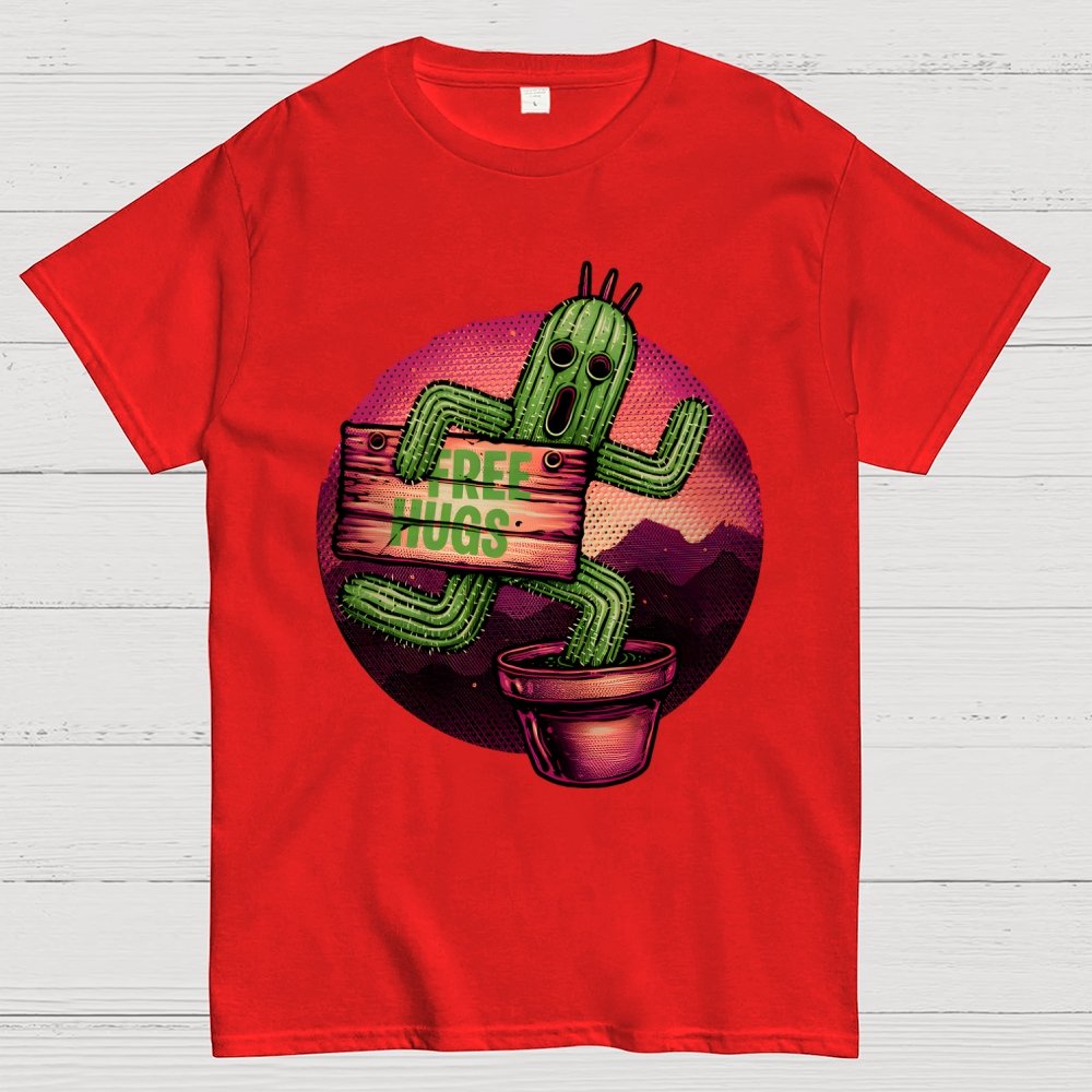 Huggable Cactus Geek T-Shirt