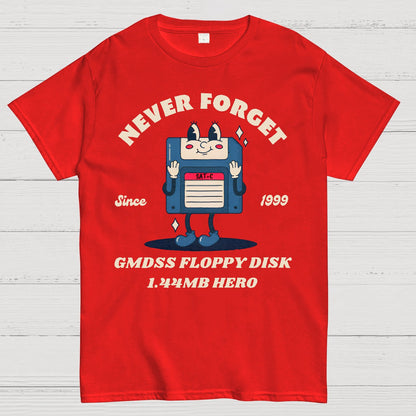 GMDSS Floppy Disk Hero Geek T-Shirt
