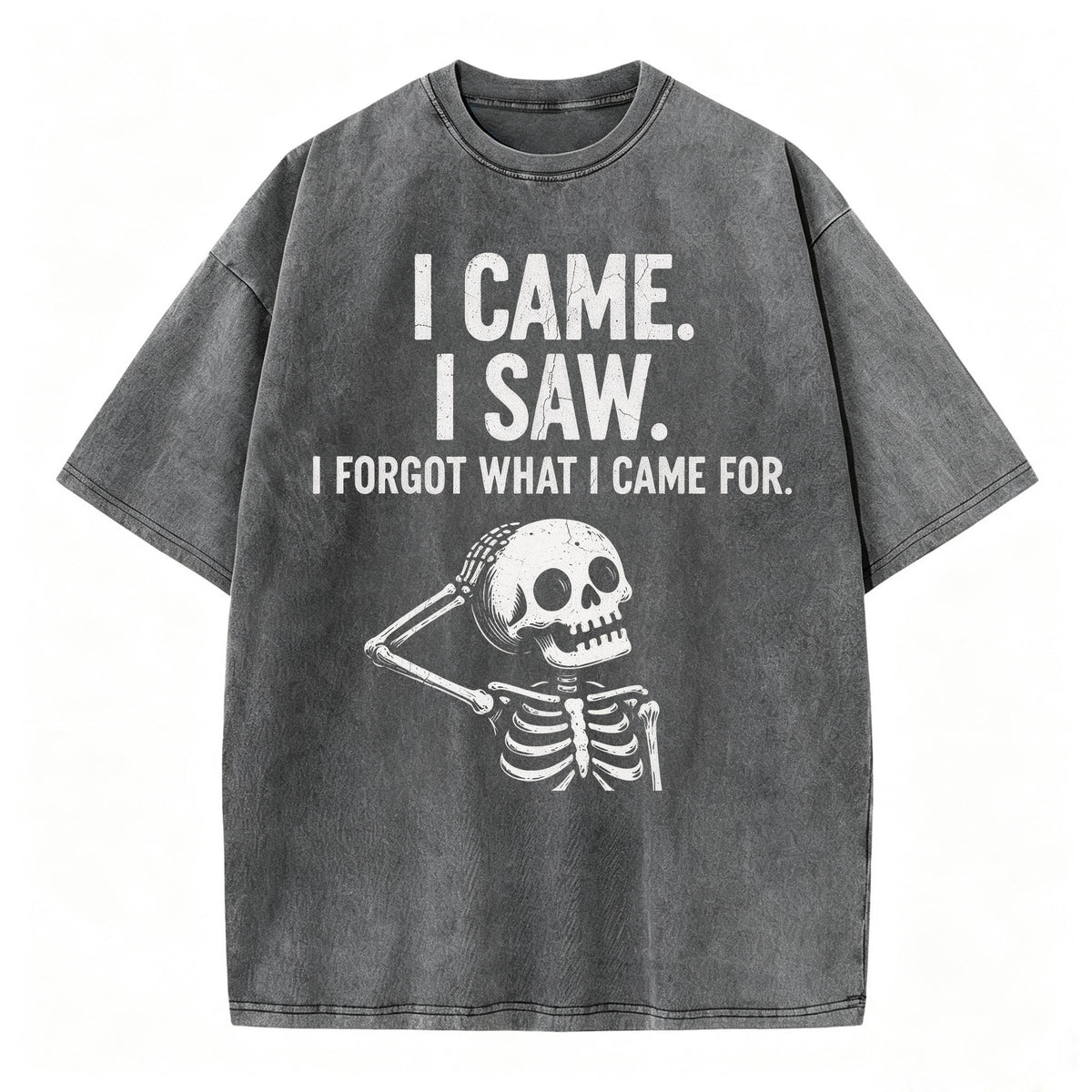 I Came. I Saw. I Forgot What I Came For. Funny Dark Humor T-Shirt