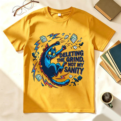 Grinding Cat T-Shirt