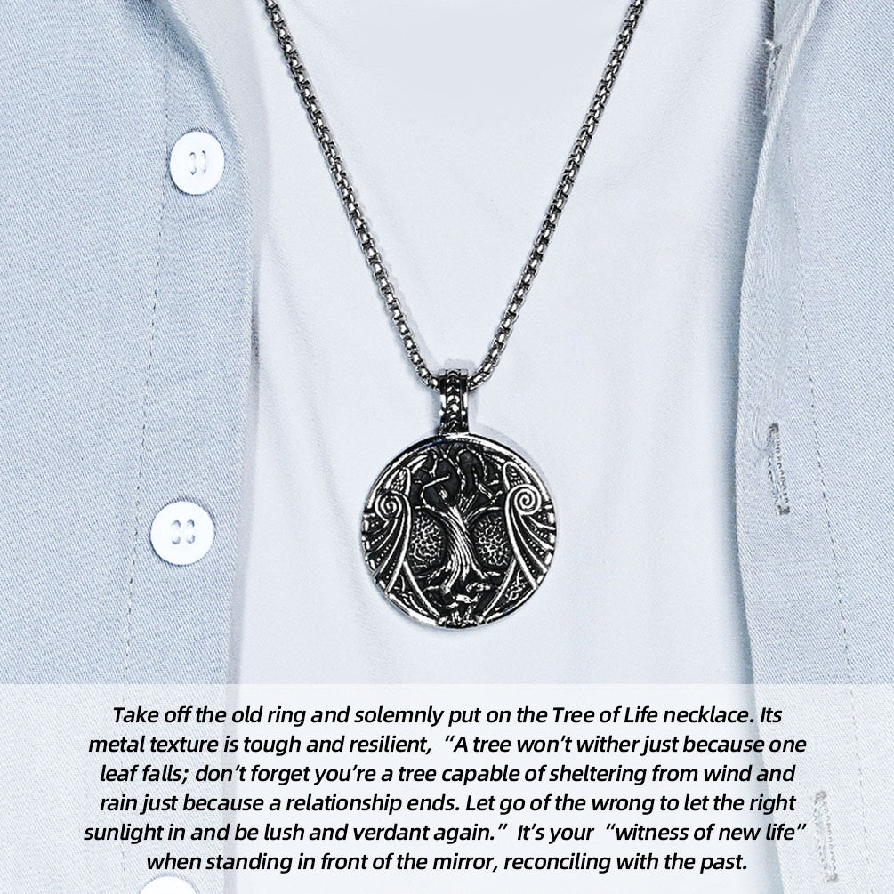 Tree of Life Stainless Steel Necklace: The Power of Growth