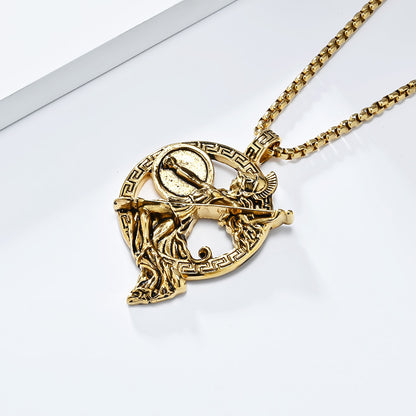 Stainless Steel Athena Necklace | With Mythical Armor, Show Your “Goddess Aura”