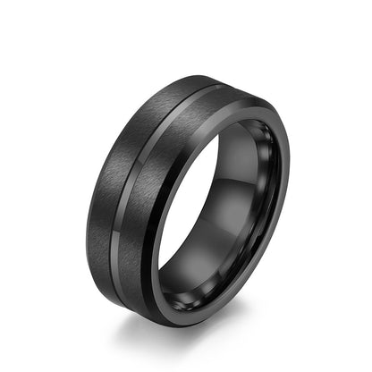Tungsten Carbide Ring | Minimal Arc, Define Street Cool