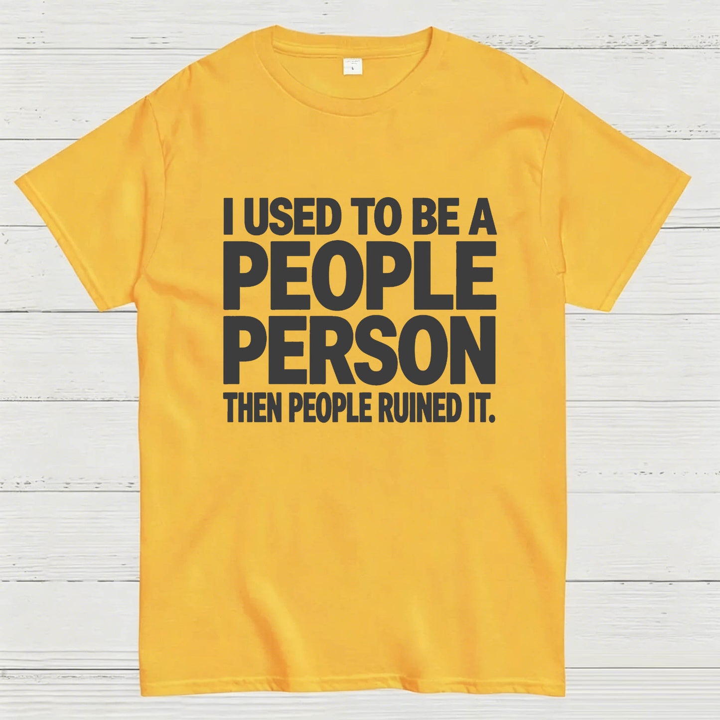I Used to Be a People Person Then People Ruined It T-Shirt