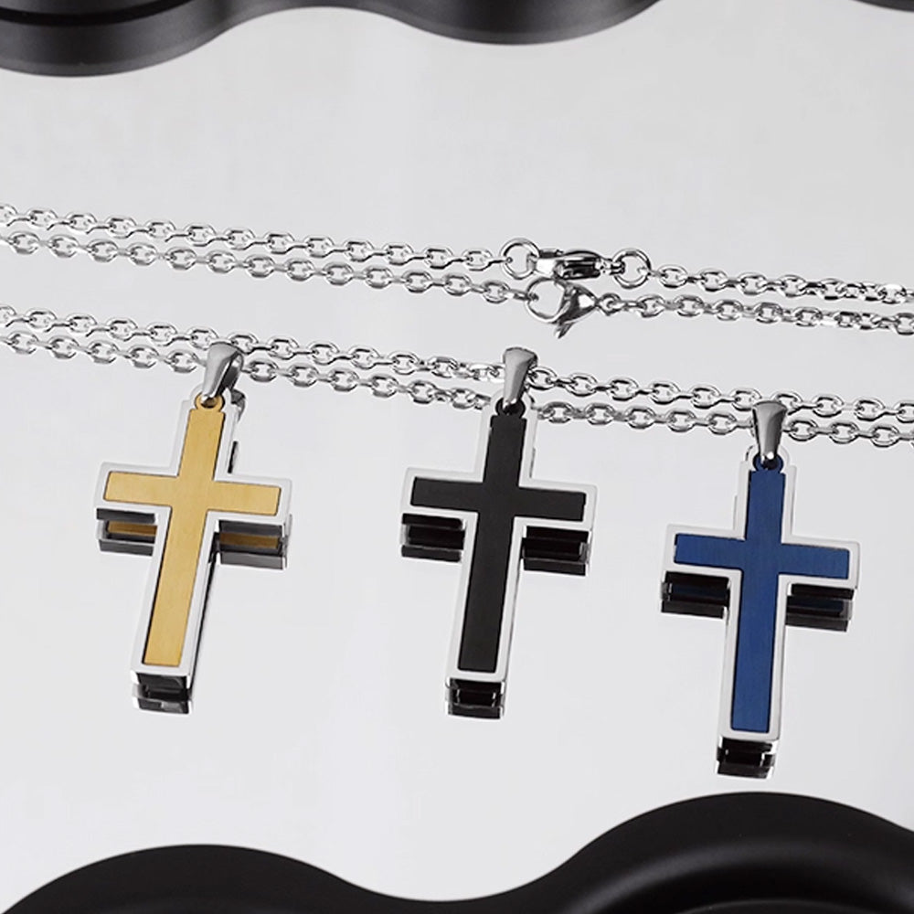 Stainless Steel Cross Necklace – Where Faith Meets Timeless Style