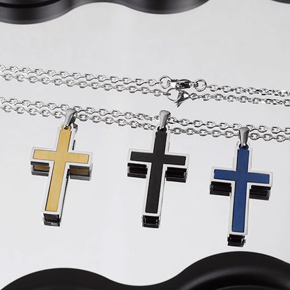 Stainless Steel Cross Necklace – Where Faith Meets Timeless Style