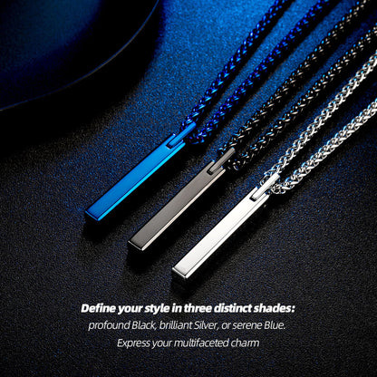 Engrave Your Unique Story | The Minimalist Tungsten Necklace