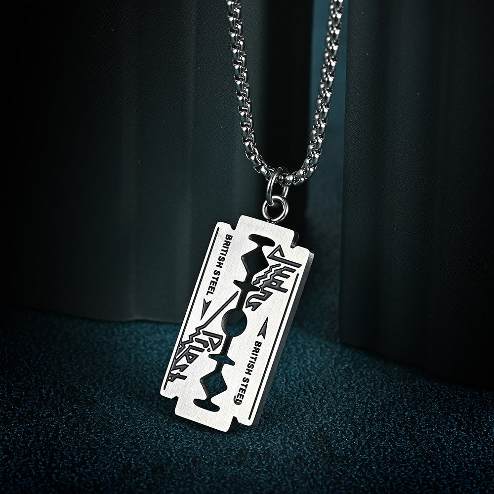 Blade Stainless Steel Necklace | Slash the Boundaries of Mediocrity with Sharp Edges