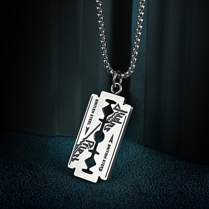 Blade Stainless Steel Necklace | Slash the Boundaries of Mediocrity with Sharp Edges